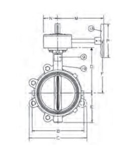 Butterfly-Valve-WD-3510-C-8-drawing-1