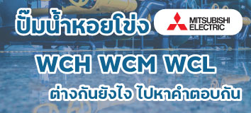 ปั๊มน้ำหอยโข่ง MITSUBISHI รุ่น WCH Series