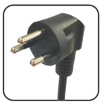 Cable plug with safety ground pin