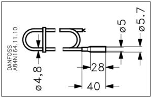 DANFOSS MBT 153 Series dimesion